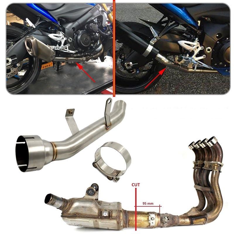 マフラーエキゾーストパイプ スズキ用 GSX-S1000用 GSX-S1000F用2015